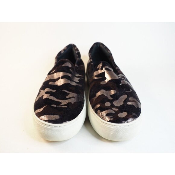 J/Slides Brown Metallic Camoflauge Flats Shoes, Size 7 (US) - Picture 2 of 10